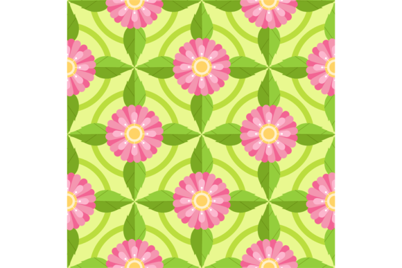 Decorative Pink Flowers on Seamless Orna: A Pattern for Modern Design