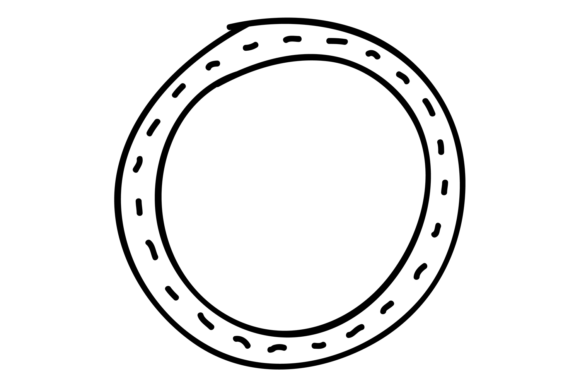 Picture Frame Template. Round Decorative: Elevate Your Visuals