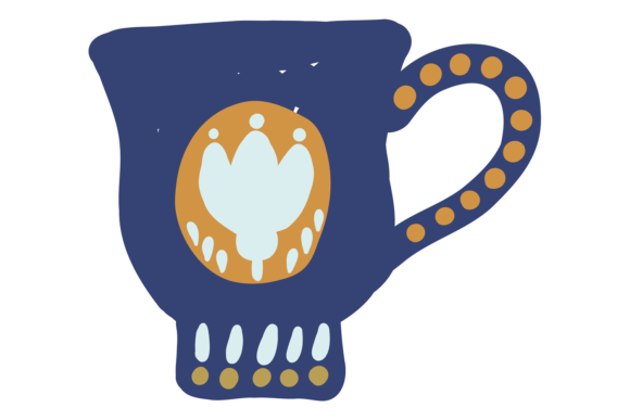 Unpacking the Decorative Ornate Cup for Hot Drink in D