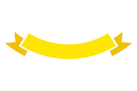 Yellow Ribbon Banner: A Decorative Element with Character